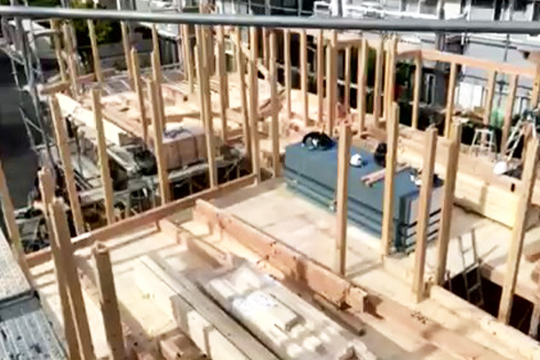 モデルハウス上棟