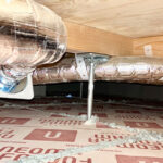 1階床下のダクト